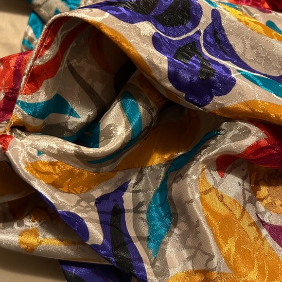 J. ELLIS Vintage Floral Long Sleeve Mock Neck Maxi Dress 16 - Picture 12 of 14